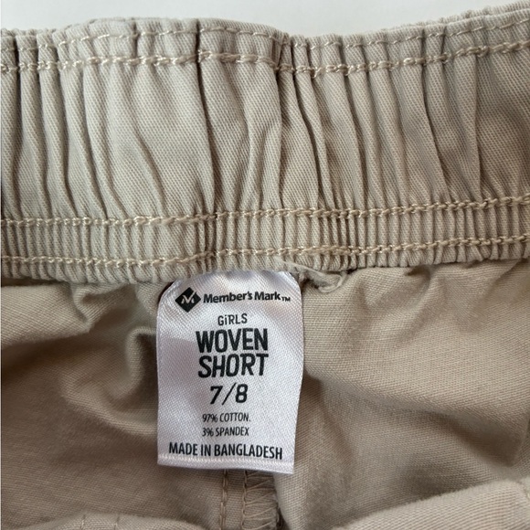 Girls MEMBERS MARK Woven Shorts 7/8 - Picture 3 of 4